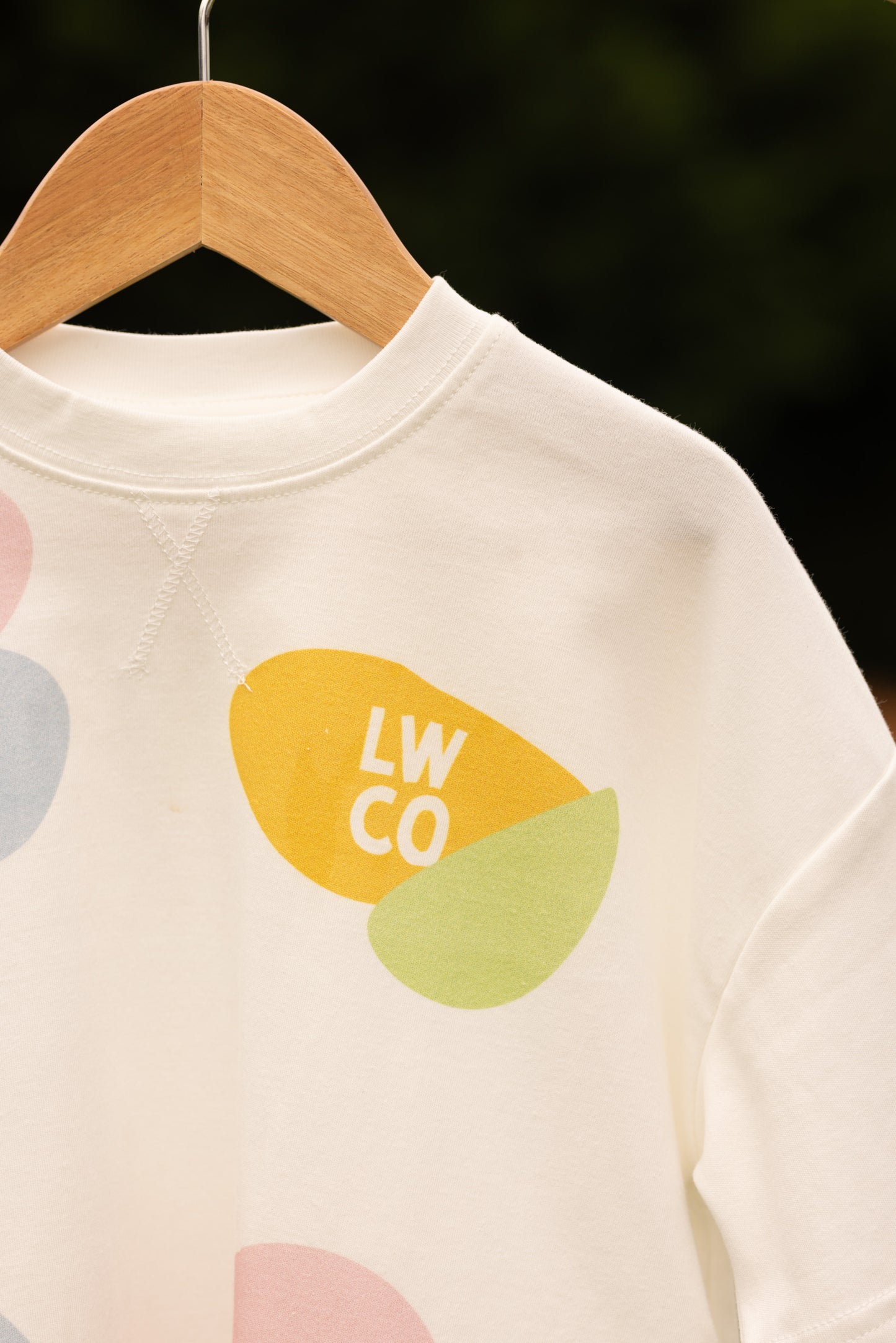 Colour Splash Tee (White)