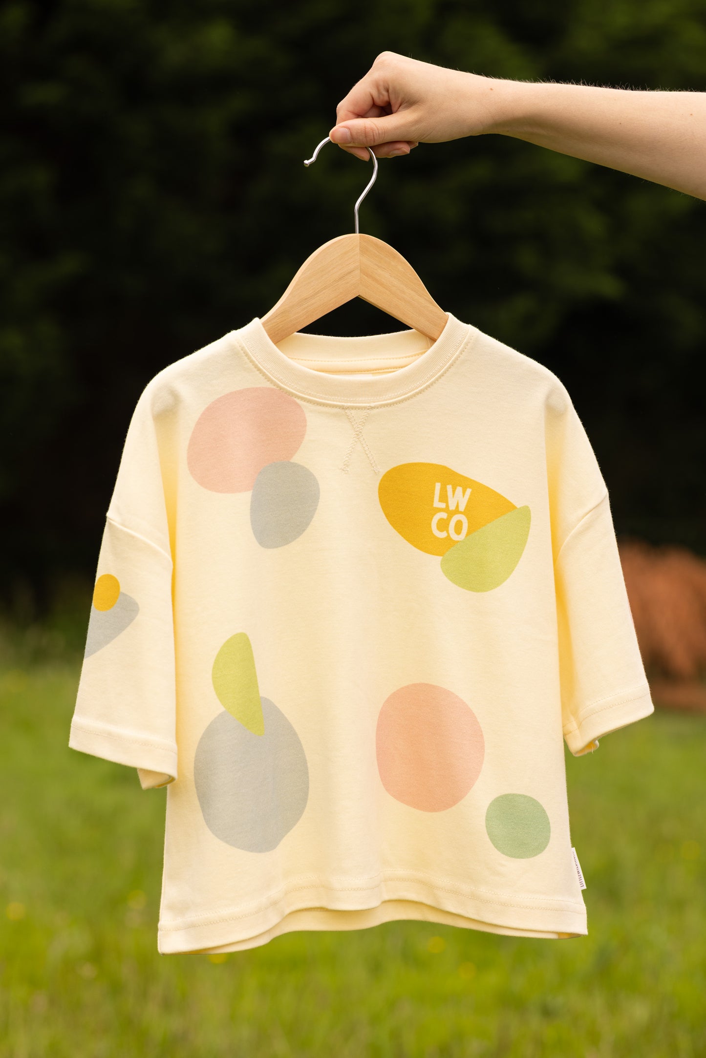 Colour Splash Tee (Butter Yellow)
