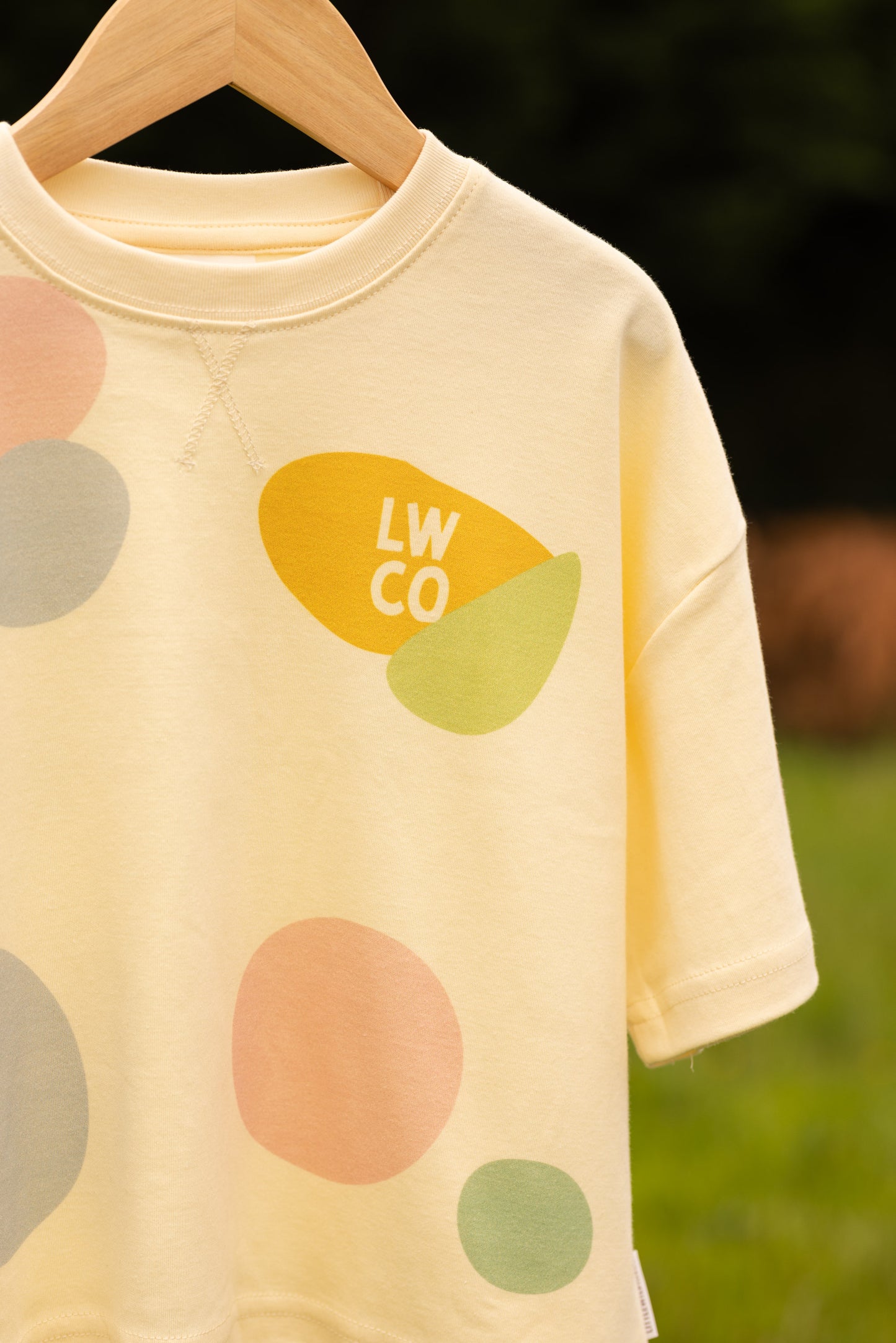 Colour Splash Tee (Butter Yellow)